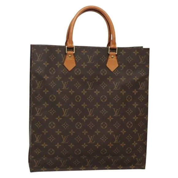 LOUIS VUITTON Monogram Sac Plat Hand Bag - Picture 8 of 16